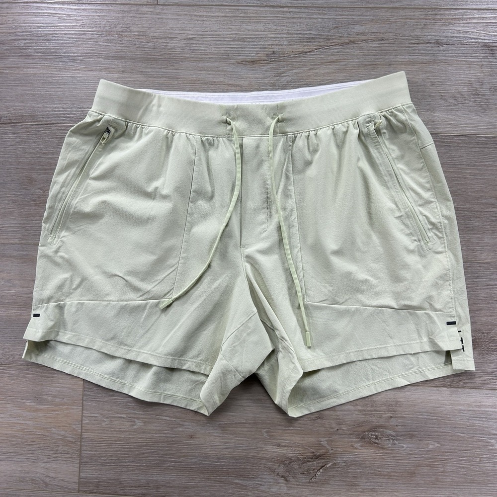 Lululemon XXL 2XL License To Train‎ Linerless Short 5"  Faded Zap Reflective